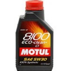 Motul 101580 Масло моторное синтетическое 8100 Eco-clean+ 5W-30, 1л