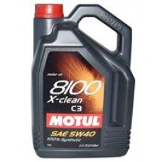 Motul 102051 Масло моторное синтетическое 8100 X-clean 5W-40, 5л
